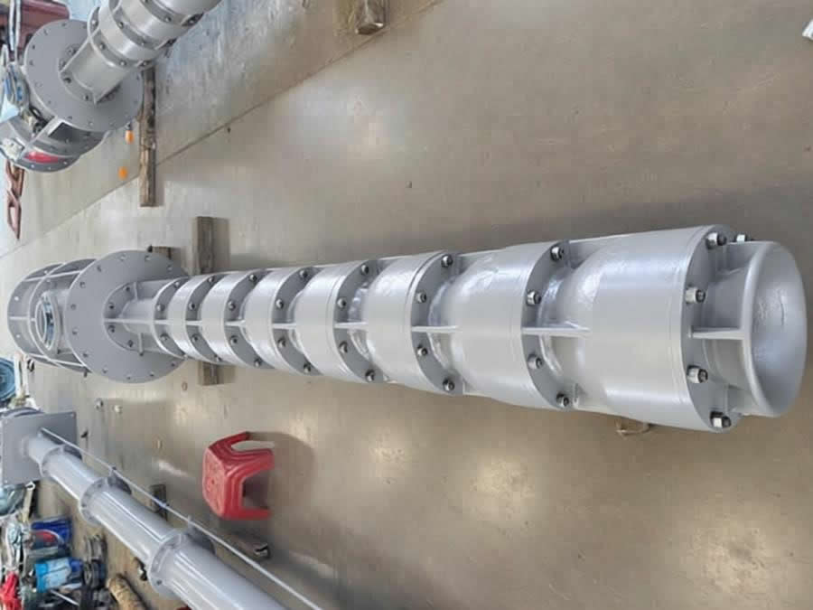 How to diagnose specific faults of a vertical multistage submerged long-shaft deep-well turbine pump?