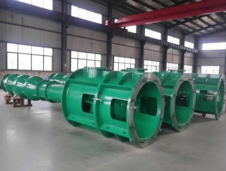 The unique structure of the vertical submerged long-shaft Multistage Deep-well  turbine pump establishes
