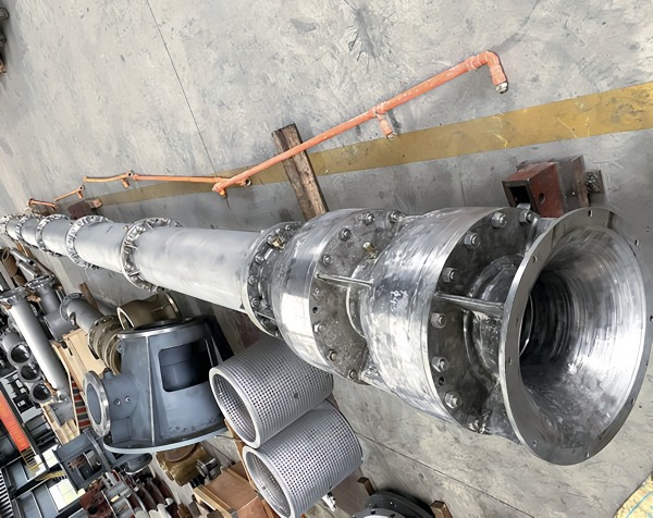 Working principle and technical core of vertical multi-stage semi submersible long shaft deep well turbine pump for ultra deep working conditions with ultra long underwater depth