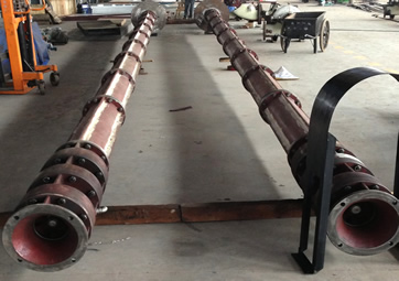How to adjust the radial clearance of the semi submersible vertical multi-stage long shaft deep well turbine pump water pump?