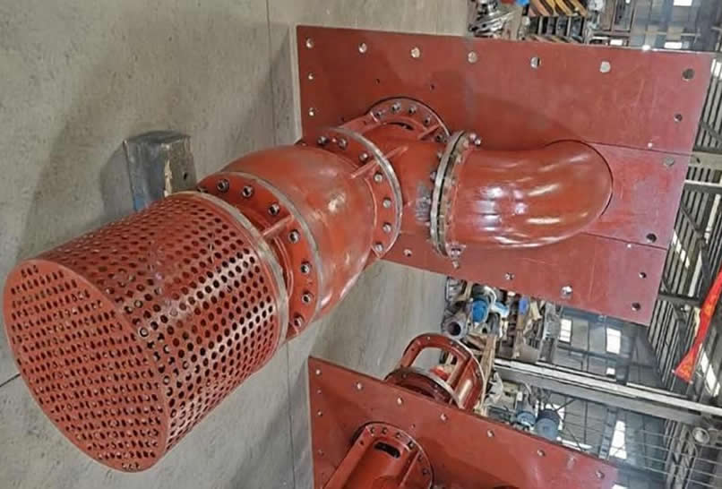 Detailed application of vertical suspended long axis semi submersible sump pump in urban landscape water system circulation drainage