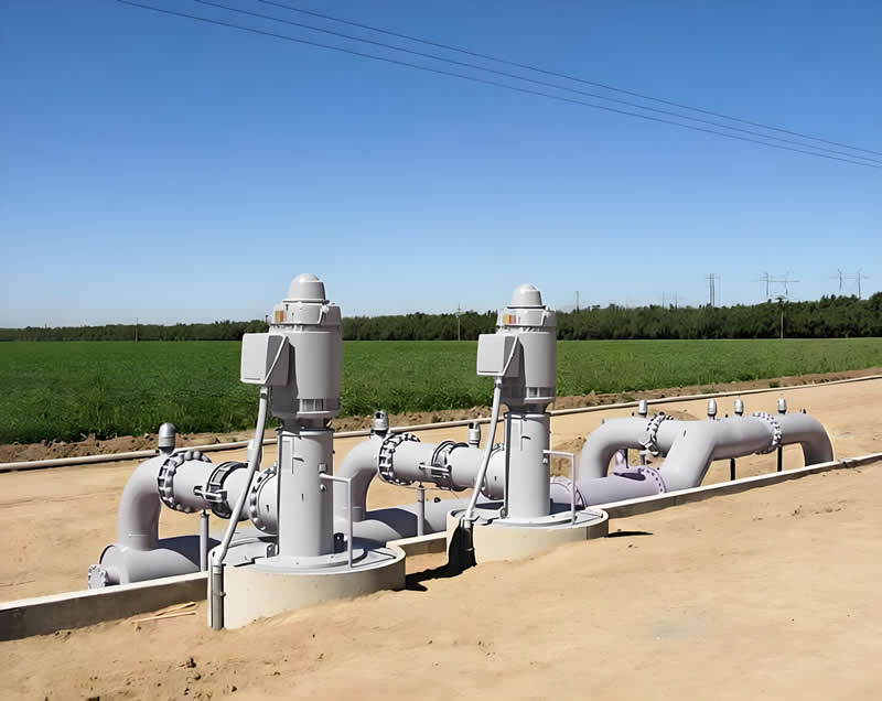 Application of vertical long shaft semi submersible turbine pump solution in agricultural water conservancy industry