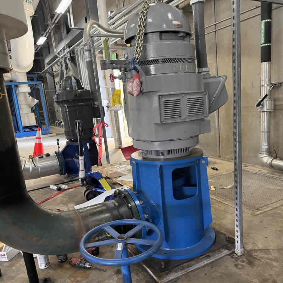 Export to Canada Project | On site installation of vertical multi-stage long shaft deep well turbine pump