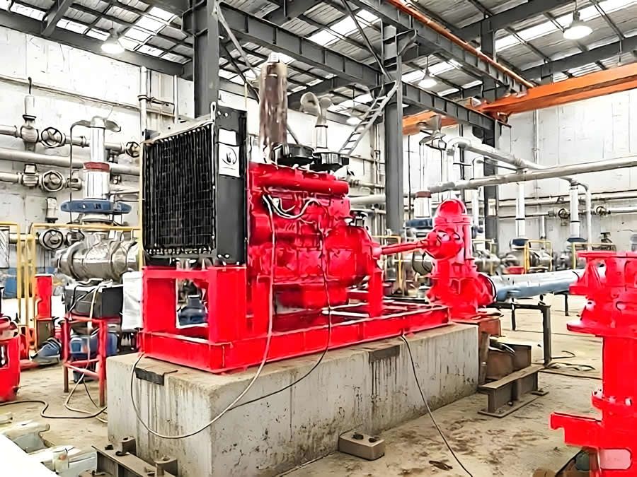 POWER COMMERCIAL AllD INDUSTRIAL CO., LTD purchased multiple 250LC vertical multi-stage long shaft fire turbine pumps and H-series right angle gearboxes from HUNAN PERFECT industry.