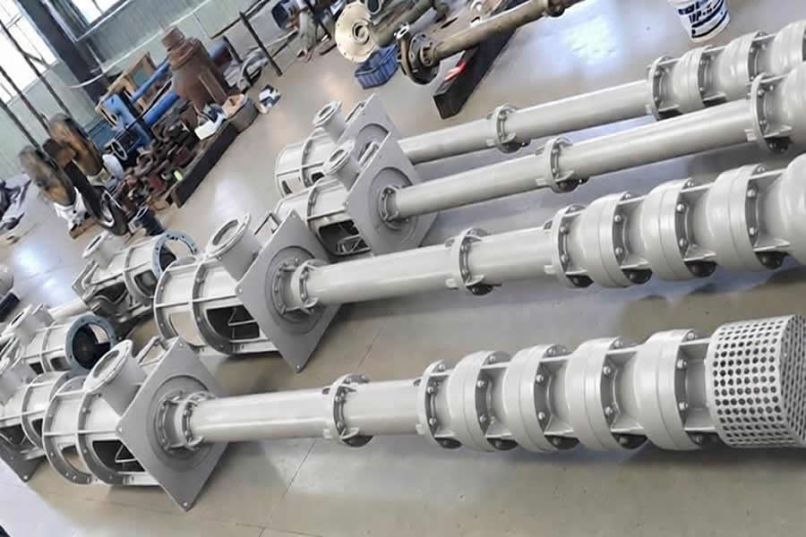 Wear-resistant and corrosion-resistant stainless steel (including duplex steel) semi-submerged vertical multi-stage long-shaft deep well turbine pump album