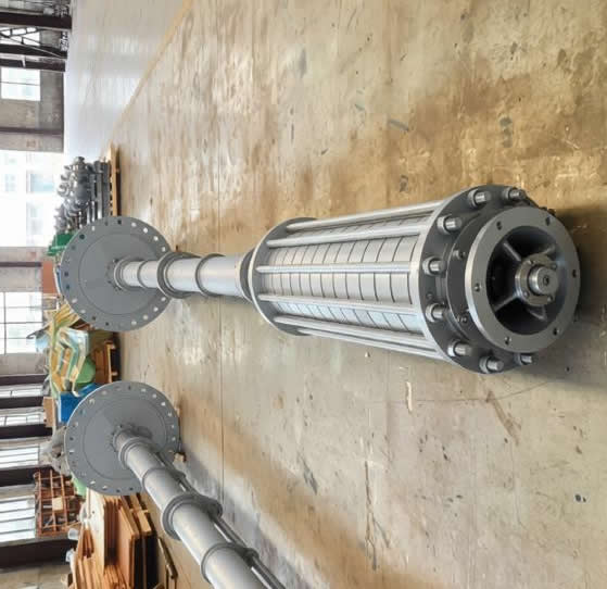 Vertical multi-stage drum bag type Canned condensate turbine pumps (barrel-type condensate pump) album