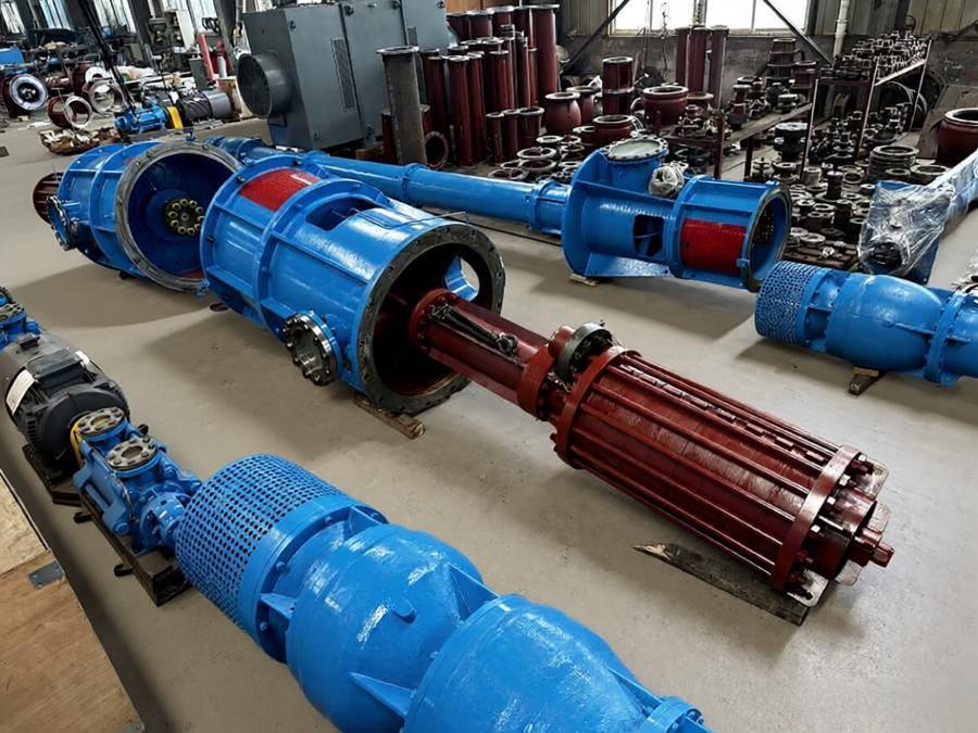 Vertical multi-stage drum bag type Canned condensate turbine pumps (barrel-type condensate pump) album