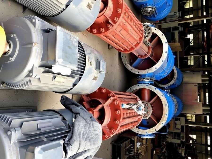 Vertical multi-stage drum bag type Canned condensate turbine pumps (barrel-type condensate pump) album