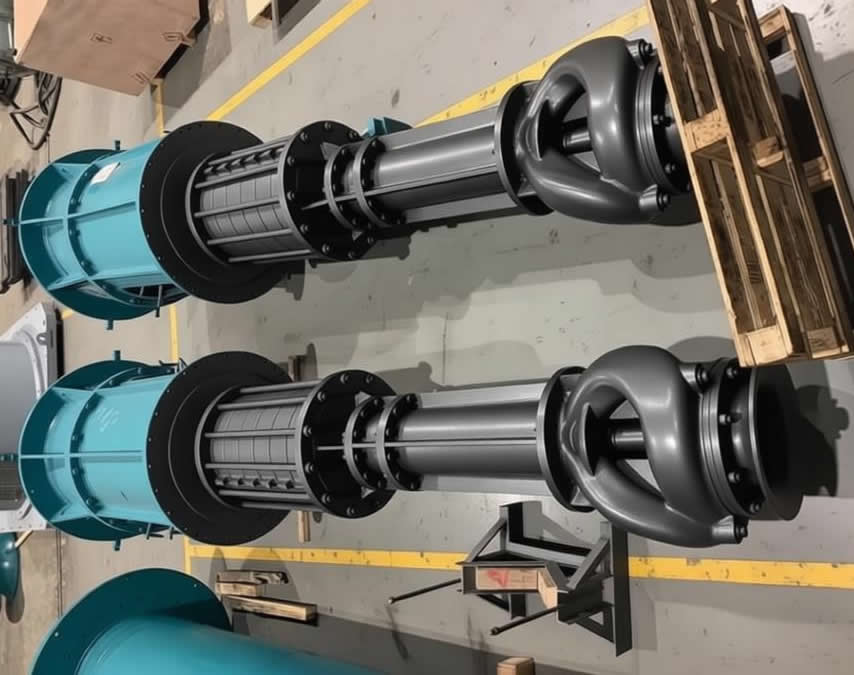 Vertical multi-stage drum bag type Canned condensate turbine pumps (barrel-type condensate pump) album