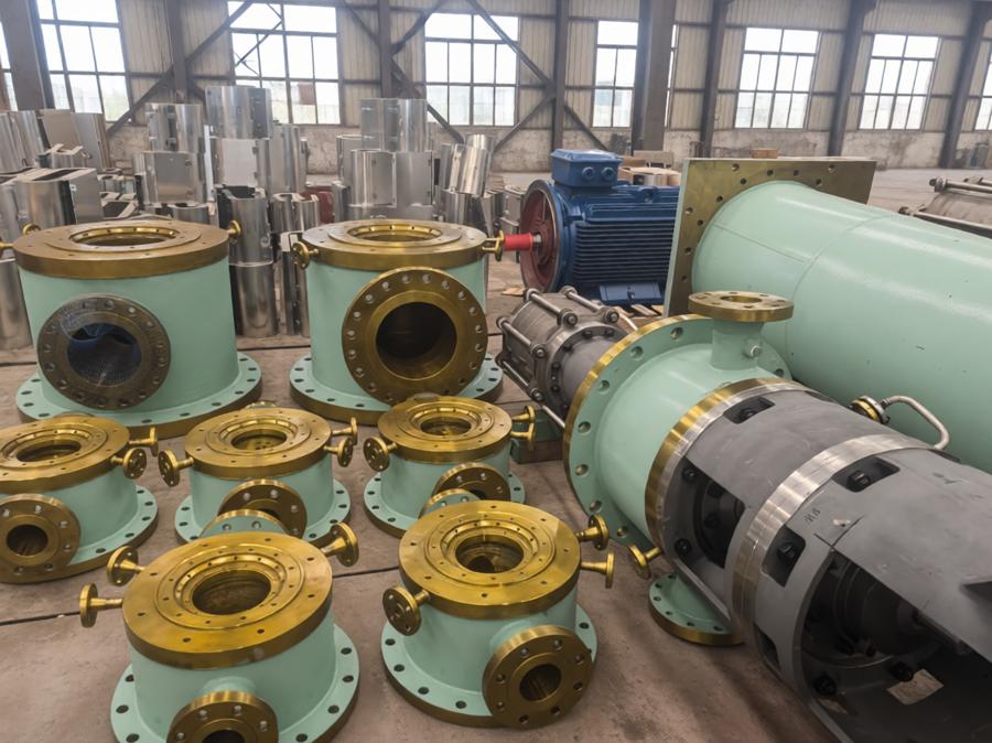 Vertical multi-stage drum bag type Canned condensate turbine pumps (barrel-type condensate pump) album