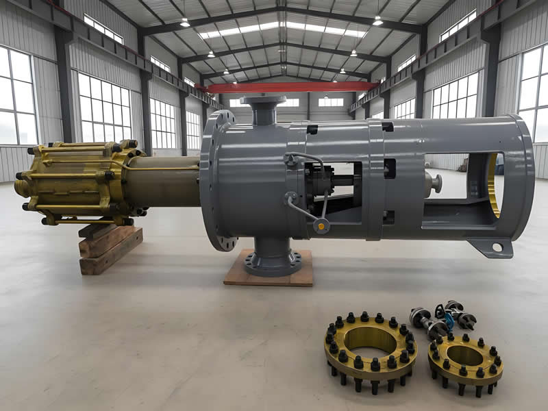Vertical multi-stage drum bag type Canned condensate turbine pumps (barrel-type condensate pump) album