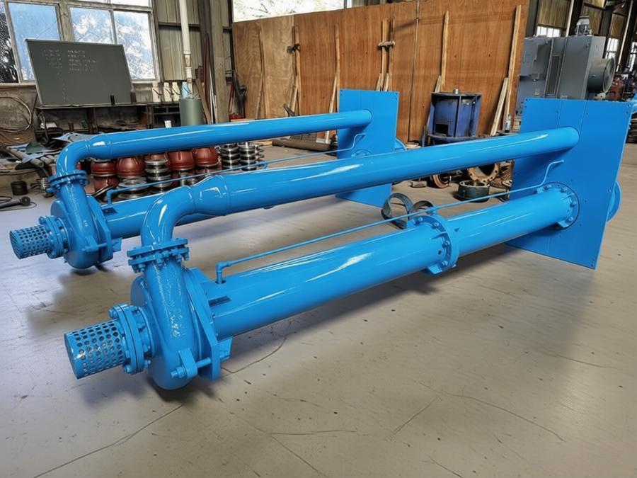 Wear resistant and corrosion-resistant vertical long shaft semi submersible suspended sump sewage pump album Wear resistant and corrosion-resistant vertical long shaft semi submersible suspended sump sewage pump album