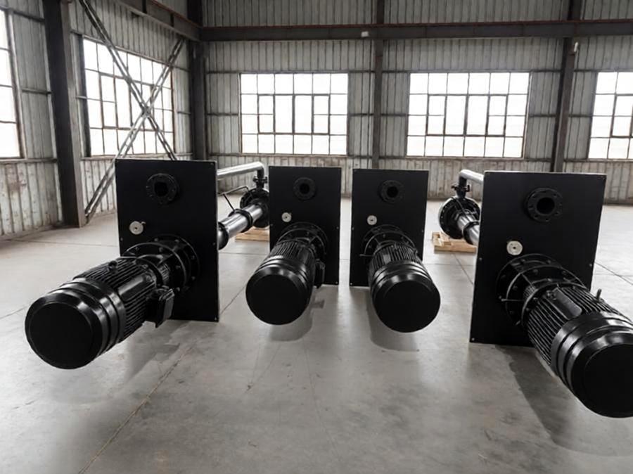 Wear resistant and corrosion-resistant vertical long shaft semi submersible suspended sump sewage pump album Wear resistant and corrosion-resistant vertical long shaft semi submersible suspended sump sewage pump album