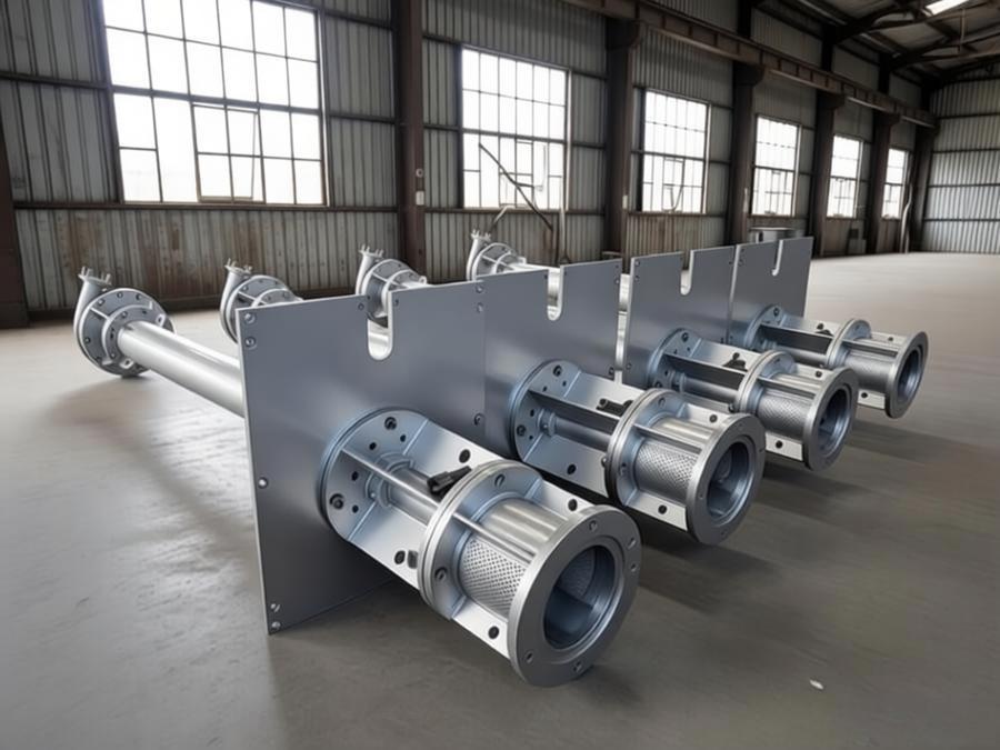 Wear resistant and corrosion-resistant vertical long shaft semi submersible suspended sump sewage pump album