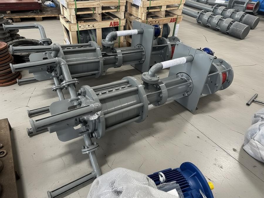 Vertical long axis semi submersible multi suction head multi-stage sump sewage pumps album Vertical long axis semi submersible multi suction head multi-stage sump sewage pumps album