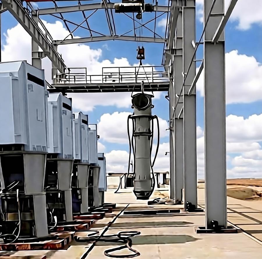 Ezhi Water has purchased multiple 24LBSA vertical multi-stage long shaft semi submersible turbine pumps from Hunan Perfect Industry