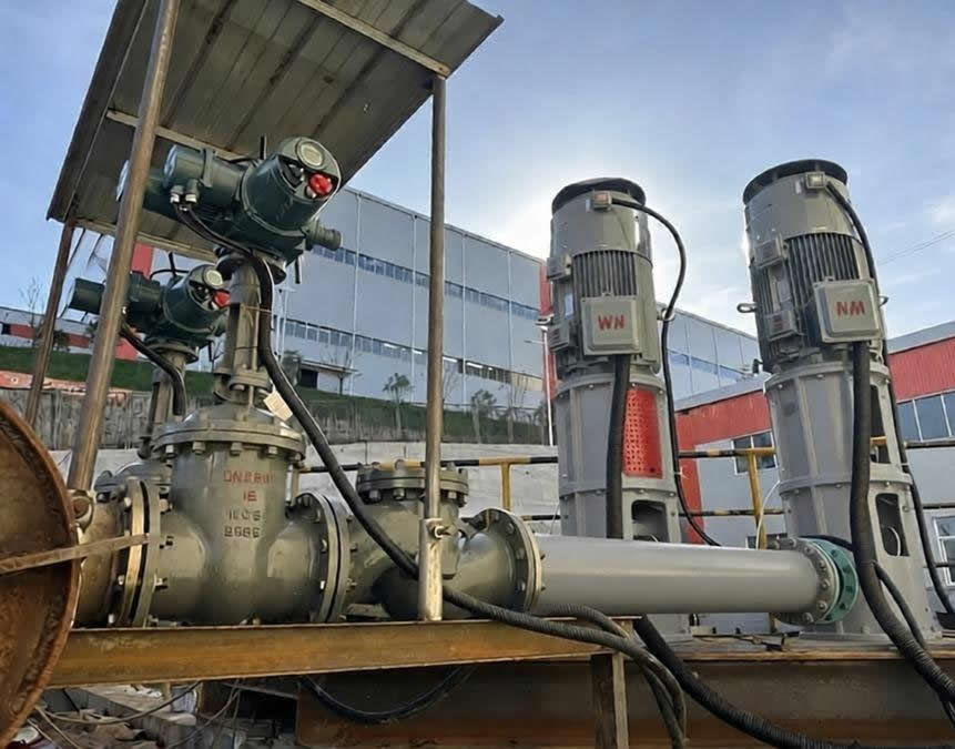 Xiangyu Aluminum Industry purchases multiple LC series vertical multi-stage long shaft semi submersible turbine pumps from Hunan Perfect Industry