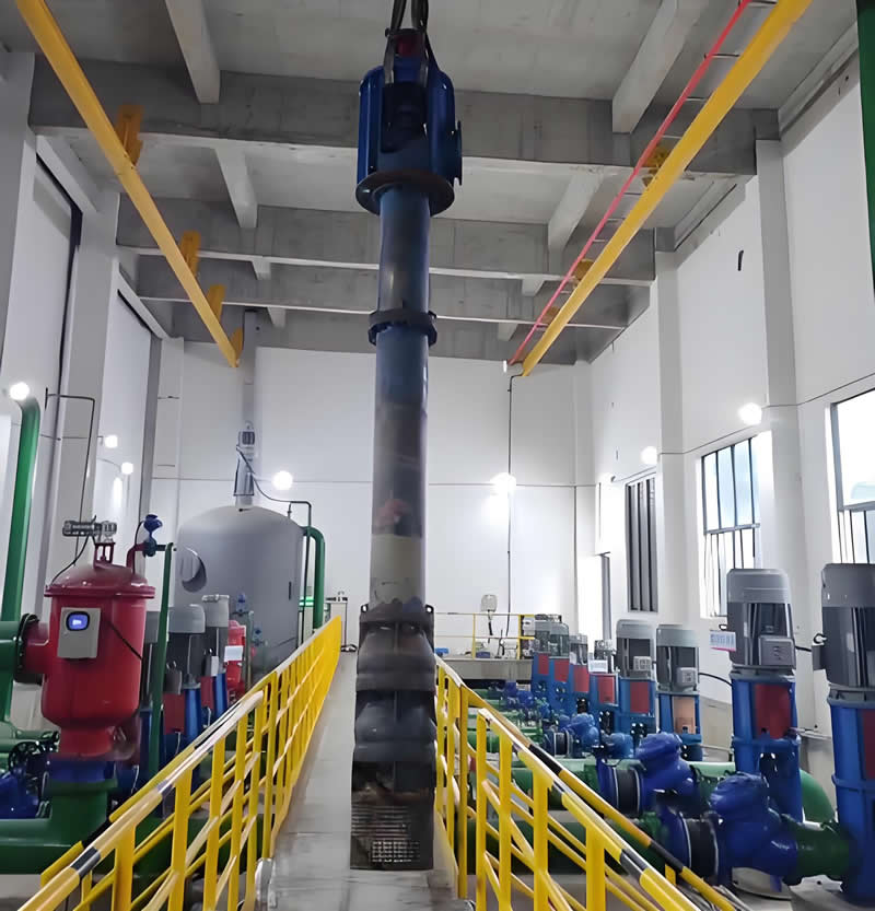 Huadian Tianjin Junliangcheng Power Plant 300MW Circulating Water Pump Unit Vertical Long Axis Semi submersible Circulating Water Turbine Pumps