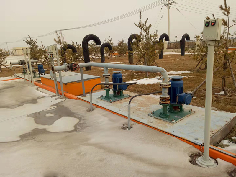 Huaneng Suzhou Thermal Power has purchased multiple vertical long axis semi submersible suspended sewage sump pumps from our company