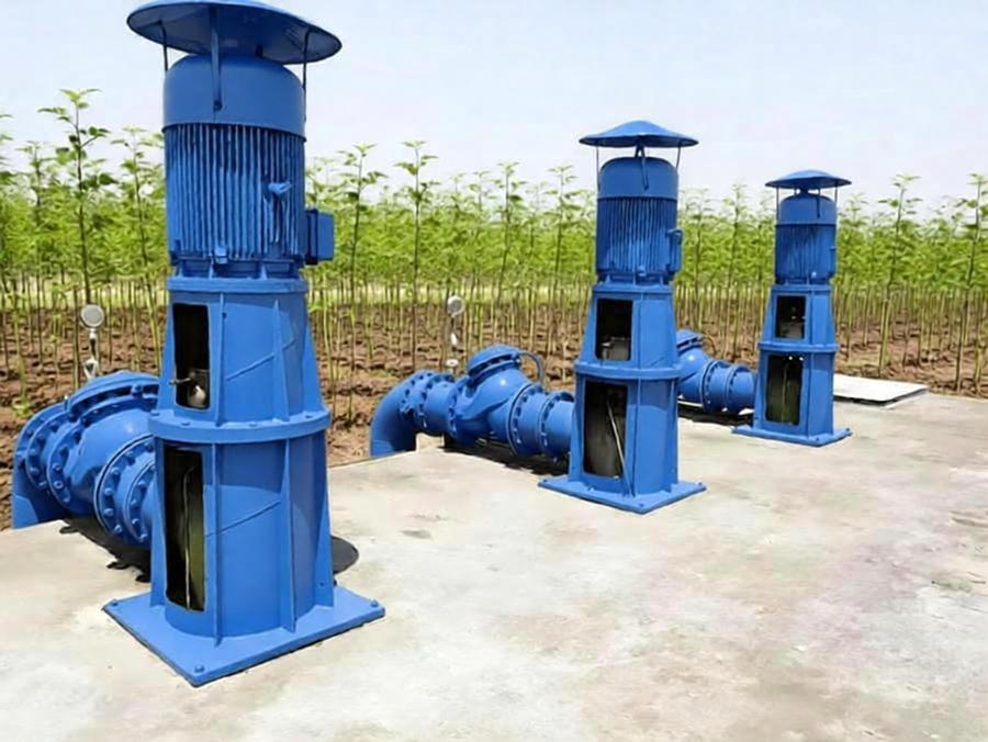 Beijing Zhongxing Guoji purchases multiple vertical multi-stage long shaft semi submersible deep well turbine pumps