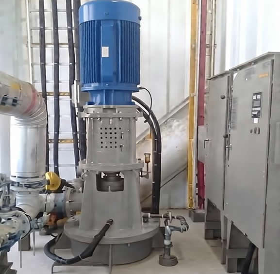 Longxing Technology purchased multiple LC vertical multi-stage long shaft semi submersible deep well turbine pumps from Hunan Perfect Industry