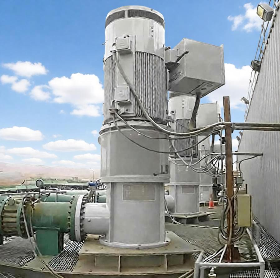Sanlian Corporation purchased multiple LC series vertical multi-stage long shaft semi submersible deep well turbine pumps from Hunan Perfect Industry Co.,Ltd.