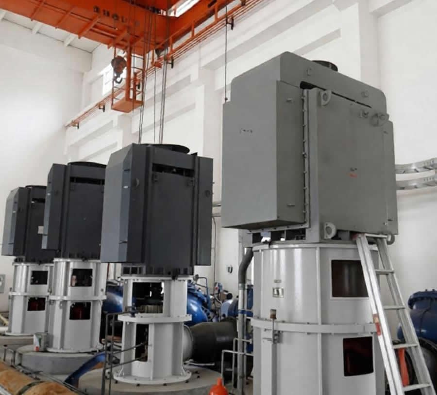 Mingxu Electromechanical purchases multiple 300LB vertical multi-stage long shaft semi submersible deep well turbine pumps from Hunan Perfect Industry Co.,Ltd.